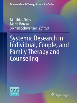 cover image of Systemic Research in Individual, Couple, and Family Therapy and Counseling
